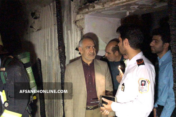 آتش سوزی سنگین در سینما بهمن + گزارش تصویری