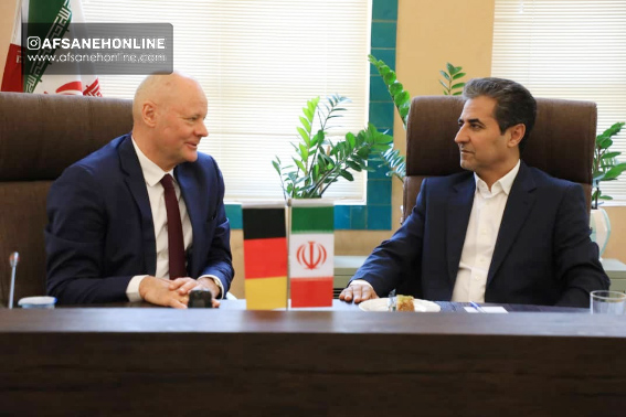 دیدار شهردار شیراز  با سفیر آلمان در ایران